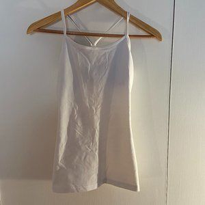 girls white racerback tank from ivivva!